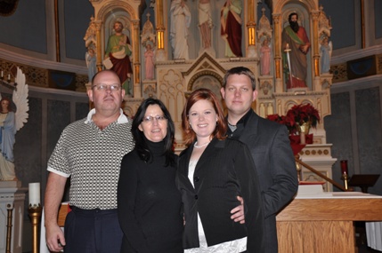 Patrica and Bruce Carman family, January 2, 2010